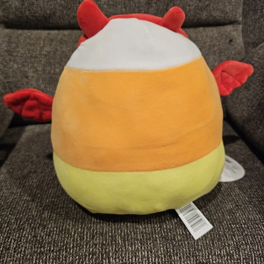 Squishmallows Flip-A-Mallow Dante The Devil And Carah The Candy Corn Plush 8